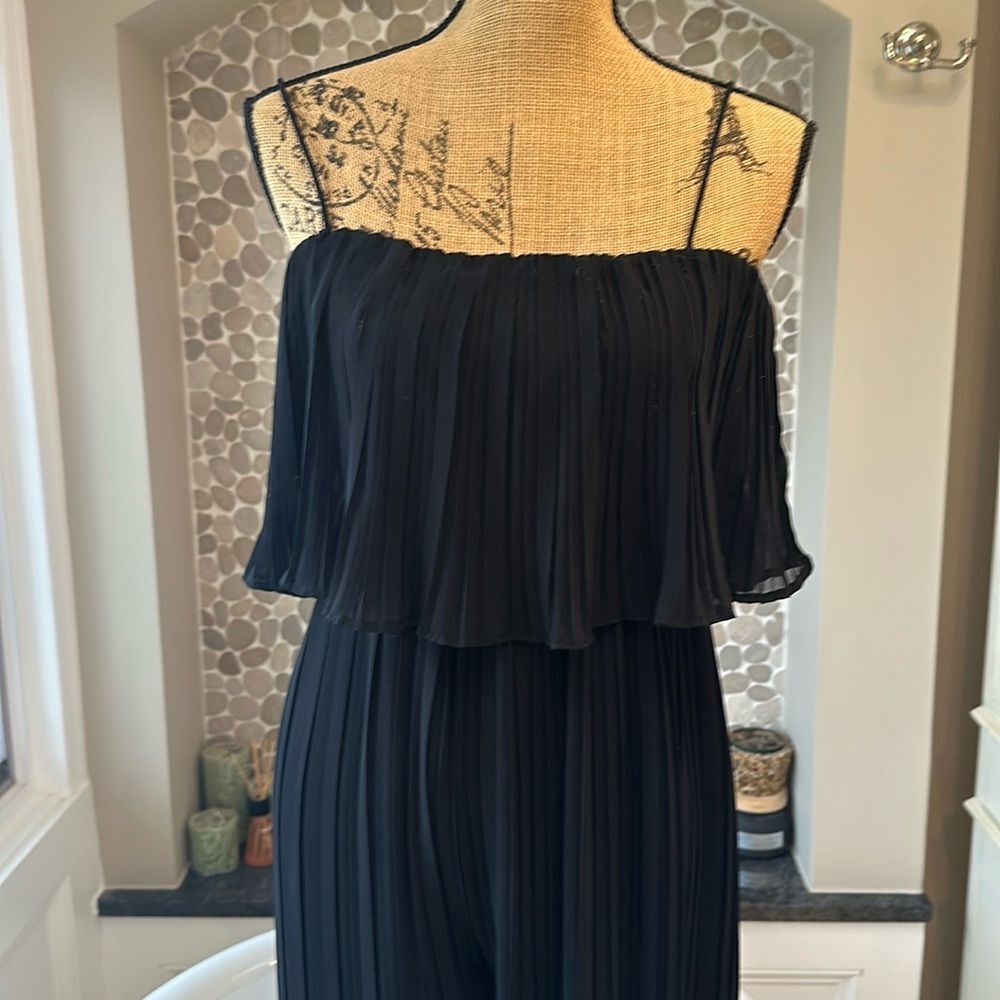 Shinestar black jumpsuit – medium